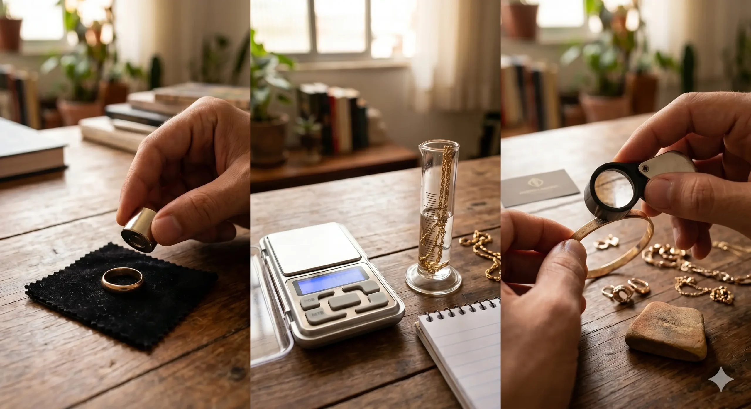 Como Identificar Ouro Verdadeiro em Casa: 3 Testes Simples